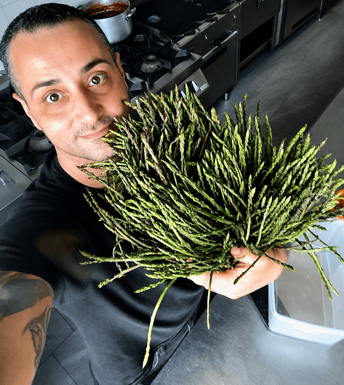 Chef della Fraschetta del Ciociaro in cucina